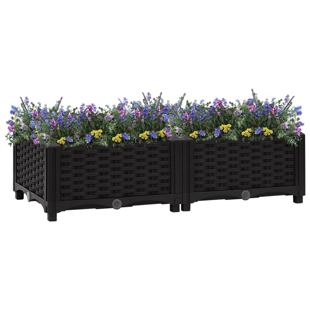 vidaXL Ζαρντινιέρα 80 x 40 x 23 εκ. από Πολυπροπυλένιο