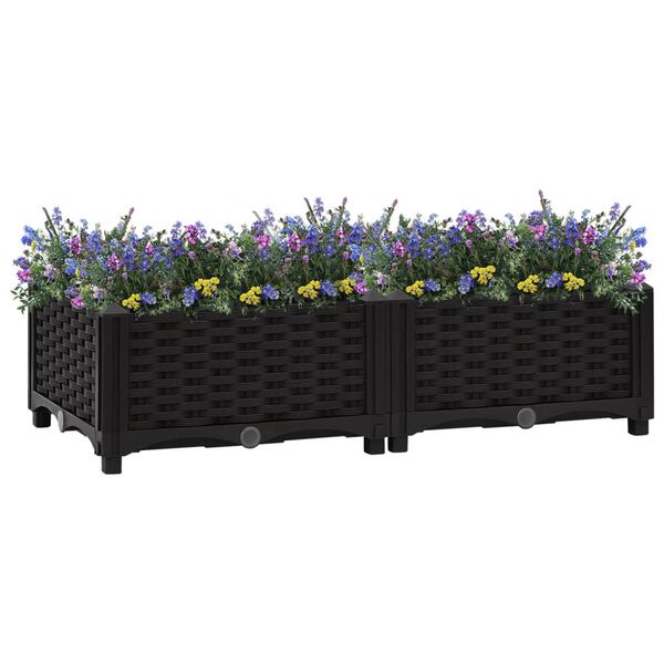 vidaXL Ζαρντινιέρα 80 x 40 x 23 εκ. από Πολυπροπυλένιο