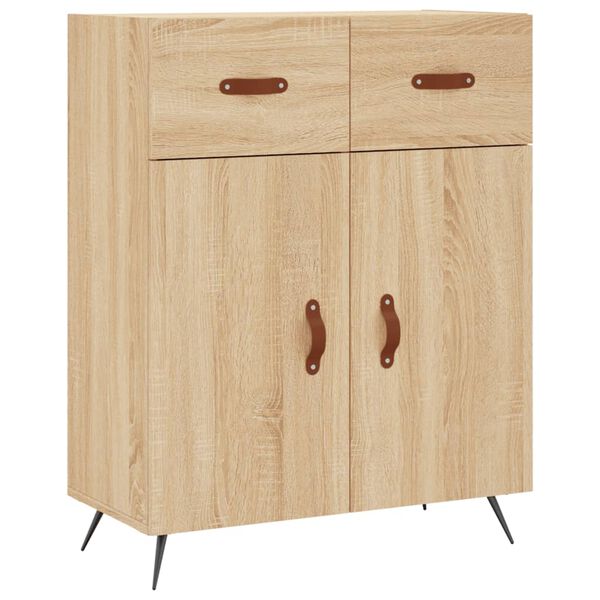 vidaXL Ντουλάπι Sonoma Δρυς 69,5 x 34 x 90 εκ. από Επεξεργασμένο Ξύλο
