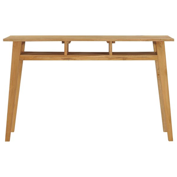 vidaXL Τραπέζι Κονσόλα 120 x 35 x 75 εκ. από Μασίφ Ξύλο Teak