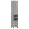 vidaXL &Mu;&pi;&omicron;&upsilon;&phi;έ&sigmaf; Sonoma &Gamma;&kappa;&rho;&iota; 34,5 x 34 x 180 &epsilon;&kappa;. &alpha;&pi;ό &Epsilon;&pi;&epsilon;&xi;&epsilon;&rho;&gamma;&alpha;&sigma;&mu;έ&nu;&omicron; &Xi;ύ&lambda;&omicron;