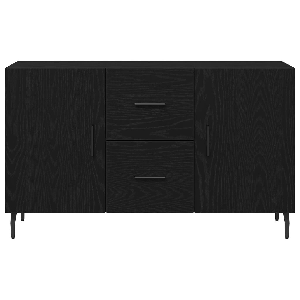 vidaXL Μπουφές Μαύρος Δρυς 100x36x60 εκ από Ξύλο