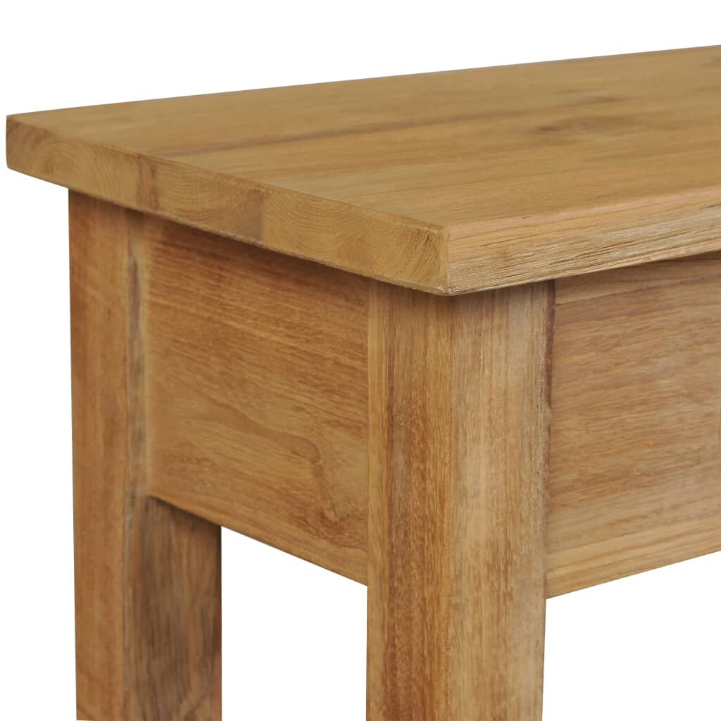 vidaXL Πάγκος Χολ 90 x 30 x 40 εκ. από Μασίφ Ξύλο Teak