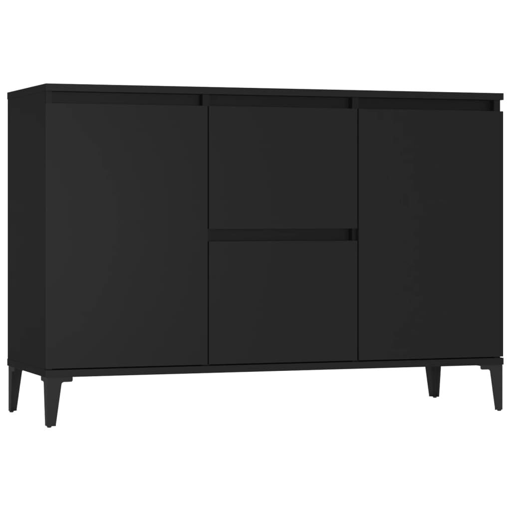vidaXL Μπουφές Μαύρος 104 x 35 x 70 εκ. από Επεξεργασμένο Ξύλο