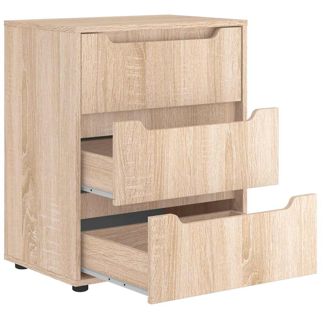 vidaXL Sideboard VISNES Δρυς Sonoma 60x40x73 cm Ξύλο μηχανής