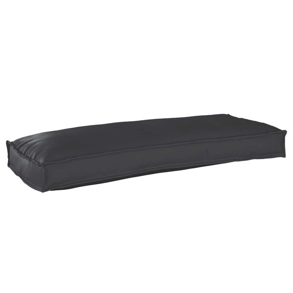 vidaXL Μαξιλάρι Παλέτας για Πάγκο Μαύρο 100x40x8 εκ. Υφασμάτινο