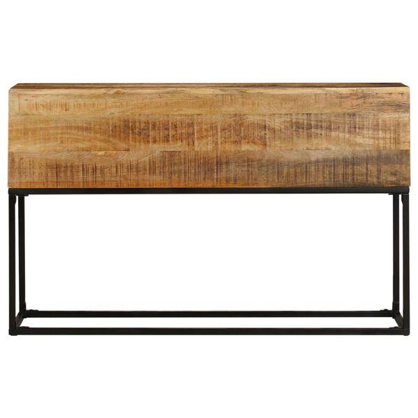 vidaXL Τραπέζι Κονσόλα 120 x 30 x 75 εκ. από Ακατέργαστο Ξύλο Μάνγκο