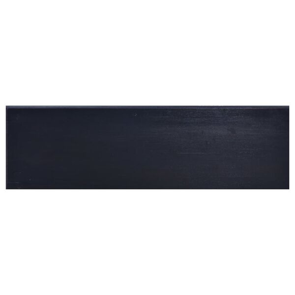 vidaXL Έπιπλο Τηλεόρασης Ανοιχτό Καφέ Μαύρο 100x30x45 εκ. Μασίφ Μαόνι