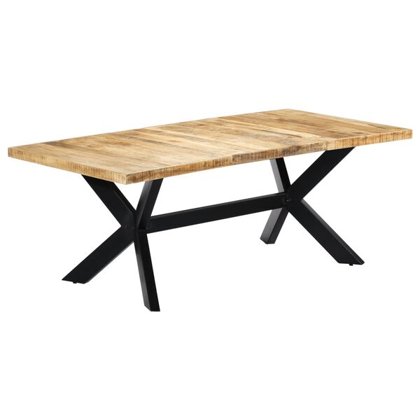 vidaXL Τραπεζαρία 200 x 100 x 75 εκ. από Μασίφ Ξύλο Μάνγκο