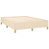 vidaXL &Kappa;&rho;&epsilon;&beta;ά&tau;&iota; Boxspring &mu;&epsilon; &Sigma;&tau;&rho;ώ&mu;&alpha; &Kappa;&rho;&epsilon;&mu; 140x190 &epsilon;&kappa;. &Upsilon;&phi;&alpha;&sigma;&mu;ά&tau;&iota;&nu;&omicron;