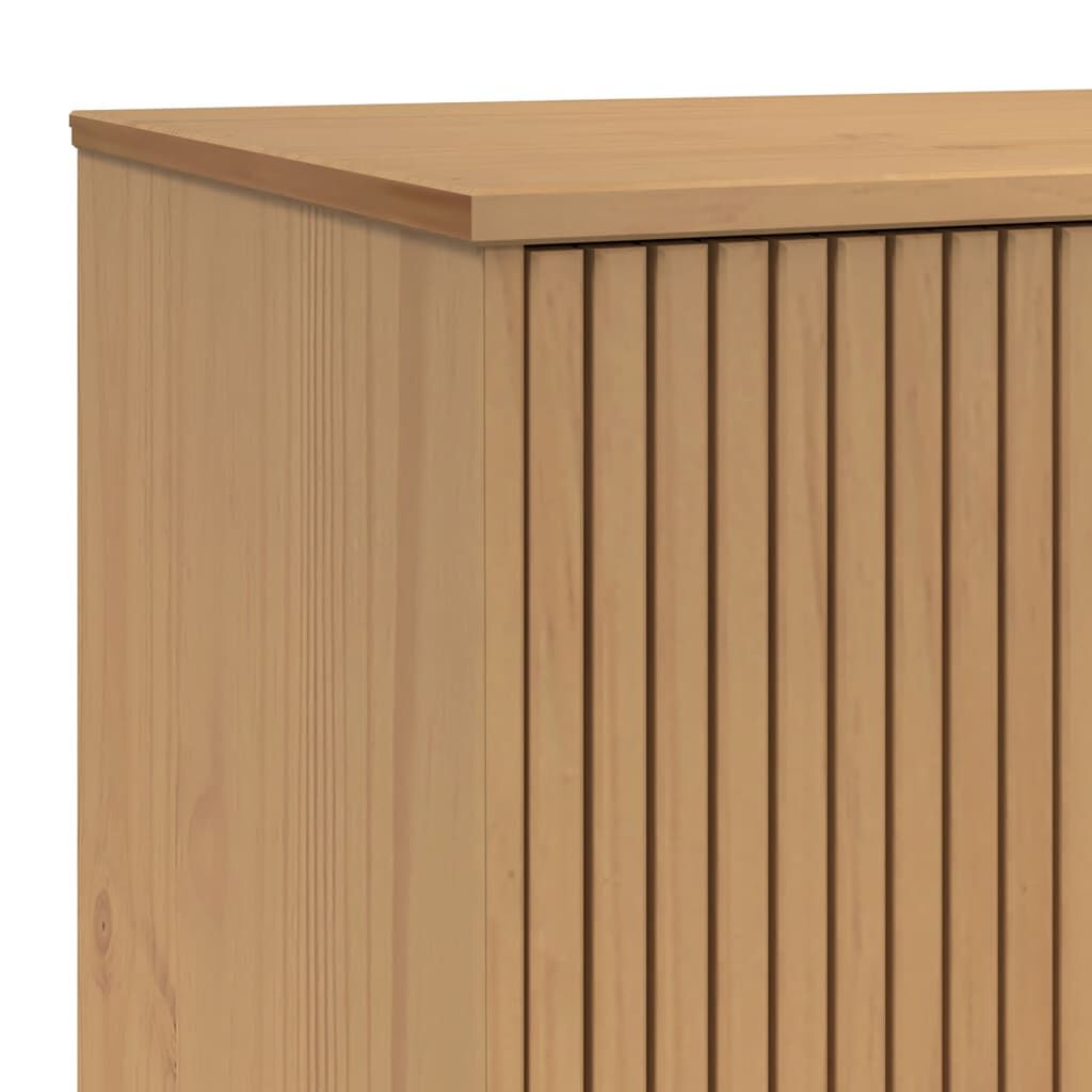 vidaXL Μπουφές OLDEN Καφέ 114 x 43 x 73,5 εκ. από Μασίφ Ξύλο Πεύκου