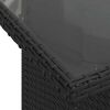 vidaXL Σετ Καναπέ Κήπου με αποθήκευση 8 pcs Μαύρο Πολυ ράταν