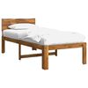 vidaXL &Mu;&omicron;&nu;ό &Kappa;&rho;&epsilon;&beta;ά&tau;&iota; &mu;&epsilon; &Kappa;&epsilon;&phi;&alpha;&lambda;ά&rho;&iota; ROSTOCK &Phi;&upsilon;&sigma;&iota;&kappa;ό 90 x 200 cm