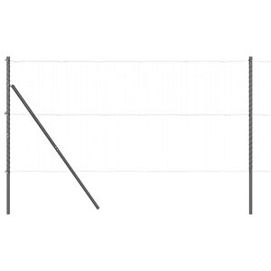 vidaXL Στύλος Περιφράξεων Άλλο 26 pcs Γκρι 3,2 x 3,2 x 210 εκ Ατσάλι