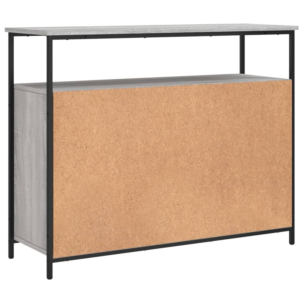 vidaXL Μπουφές Γκρι Sonoma 100x35x80 εκ. από Επεξεργασμένο Ξύλο