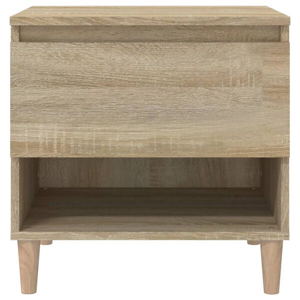 vidaXL Κομοδίνα 2 τεμ. Sonoma Δρυς 50x46x50 εκ. από Επεξεργασμένο Ξύλο