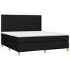 vidaXL &Kappa;&rho;&epsilon;&beta;ά&tau;&iota; Boxspring &mu;&epsilon; &Sigma;&tau;&rho;ώ&mu;&alpha; & LED &Mu;&alpha;ύ&rho;&omicron; 180x200 &epsilon;&kappa;. &Upsilon;&phi;&alpha;&sigma;&mu;ά&tau;&iota;&nu;&omicron;