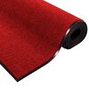 vidaXL Χαλάκι Εξώπορτας Κόκκινο και Μαύρο 120 x 250 cm