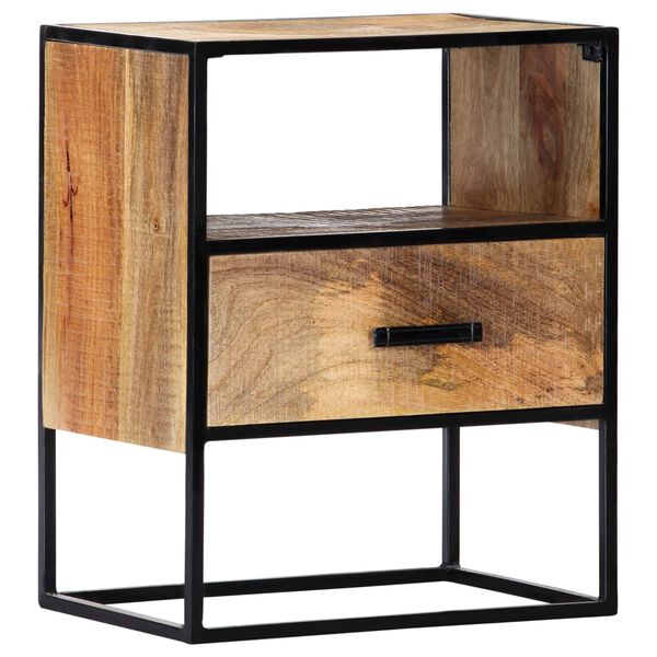 vidaXL Κομοδίνο 40 x 30 x 50 εκ. από Μασίφ Ξύλο Μάνγκο