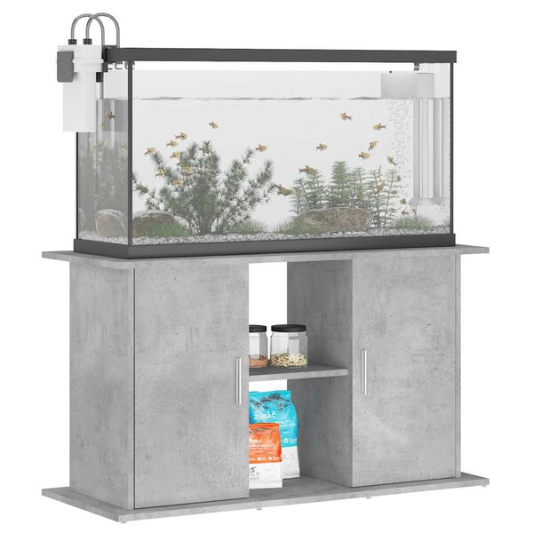 vidaXL Βάση Ενυδρείου Γκρι από Σκυρόδεμα 101 x 41 x 58 εκ. από Τεχνητό Ξύλο