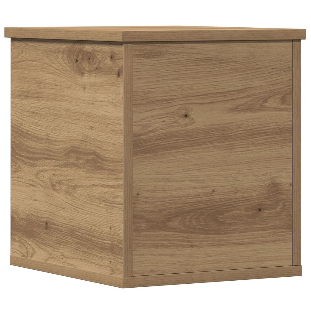 vidaXL Κουτί Αποθήκευσης Artisan Oak 30x35x35 εκ, Φτιαγμένο από Επεξεργασμένο Ξύλο