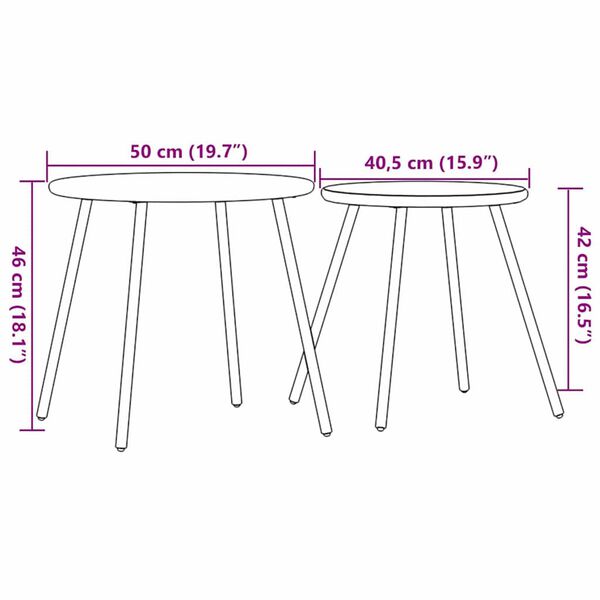 vidaXL Σέτ φαγητού για κήπο 5 pcs Μαύρο Ατσάλι
