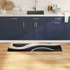 vidaXL Χαλί Κουζίνας Other Κυματιστό 45 x 150 cm Βελούδο