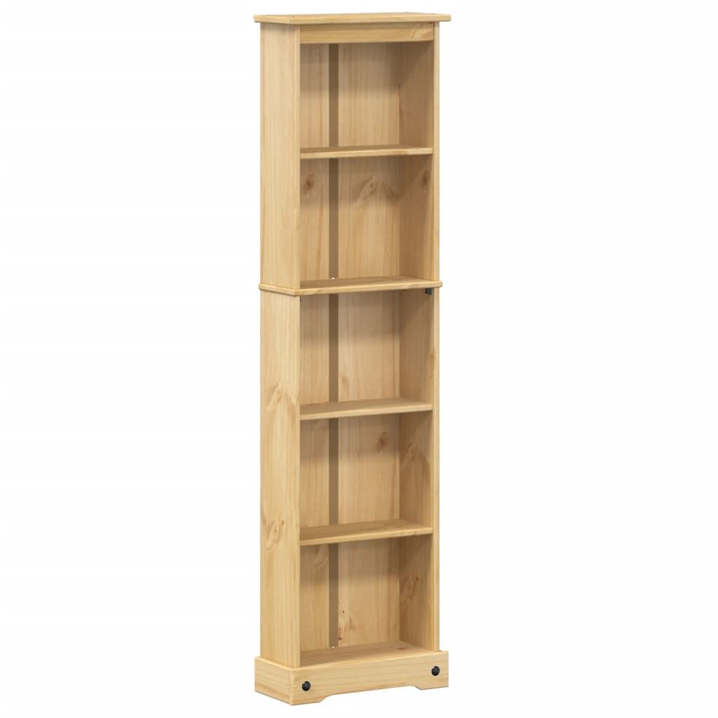 vidaXL Βιβλιοθήκη Corona 46x20x170 εκ. από Μασίφ Ξύλο Πεύκου