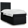 vidaXL &Kappa;&rho;&epsilon;&beta;ά&tau;&iota; Boxspring &mu;&epsilon; &Sigma;&tau;&rho;ώ&mu;&alpha; &Mu;&alpha;ύ&rho;&omicron; 90x200 &epsilon;&kappa;. &Upsilon;&phi;&alpha;&sigma;&mu;ά&tau;&iota;&nu;&omicron;
