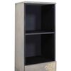 vidaXL Πλαϊνό γραφείο Γκρι 38 x 33.5 x 160 εκ Μασίφ ξύλο μάνγκο