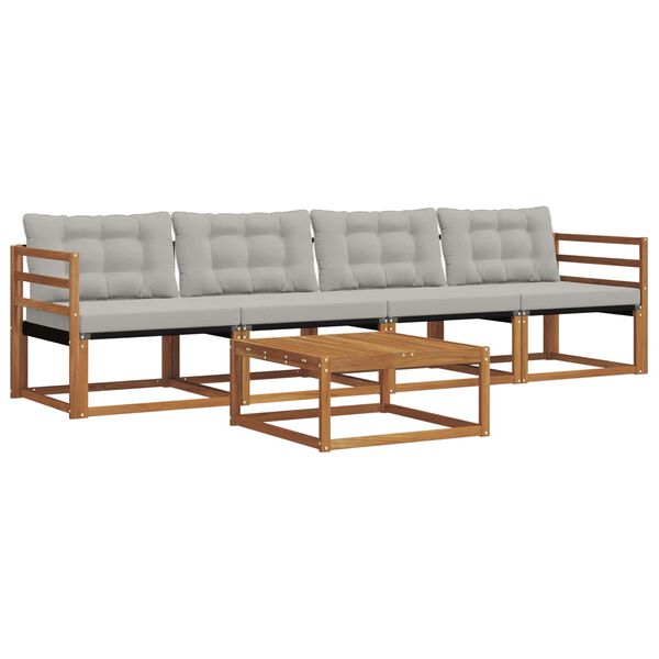 vidaXL &Sigma;&epsilon;&iota;&rho;ά &Kappa;&alpha;&nu;&alpha;&pi;έ &Epsilon;&xi;&omega;&tau;&epsilon;&rho;&iota;&kappa;&omicron;ύ 5 pcs &Phi;&upsilon;&sigma;&iota;&kappa;ό &kappa;&alpha;&iota; &Alpha;&nu;&omicron;&iota;&chi;&tau;ό &Gamma;&kappa;&rho;&iota;