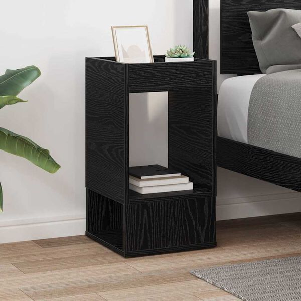vidaXL End Table &Mu;&alpha;ύ&rho;&eta; &Omicron;&xi;&upsilon;ά 30 x 30 x 56 &epsilon;&kappa;. &Epsilon;&pi;&epsilon;&xi;&epsilon;&rho;&gamma;&alpha;&sigma;&mu;έ&nu;&omicron; &xi;ύ&lambda;&omicron;