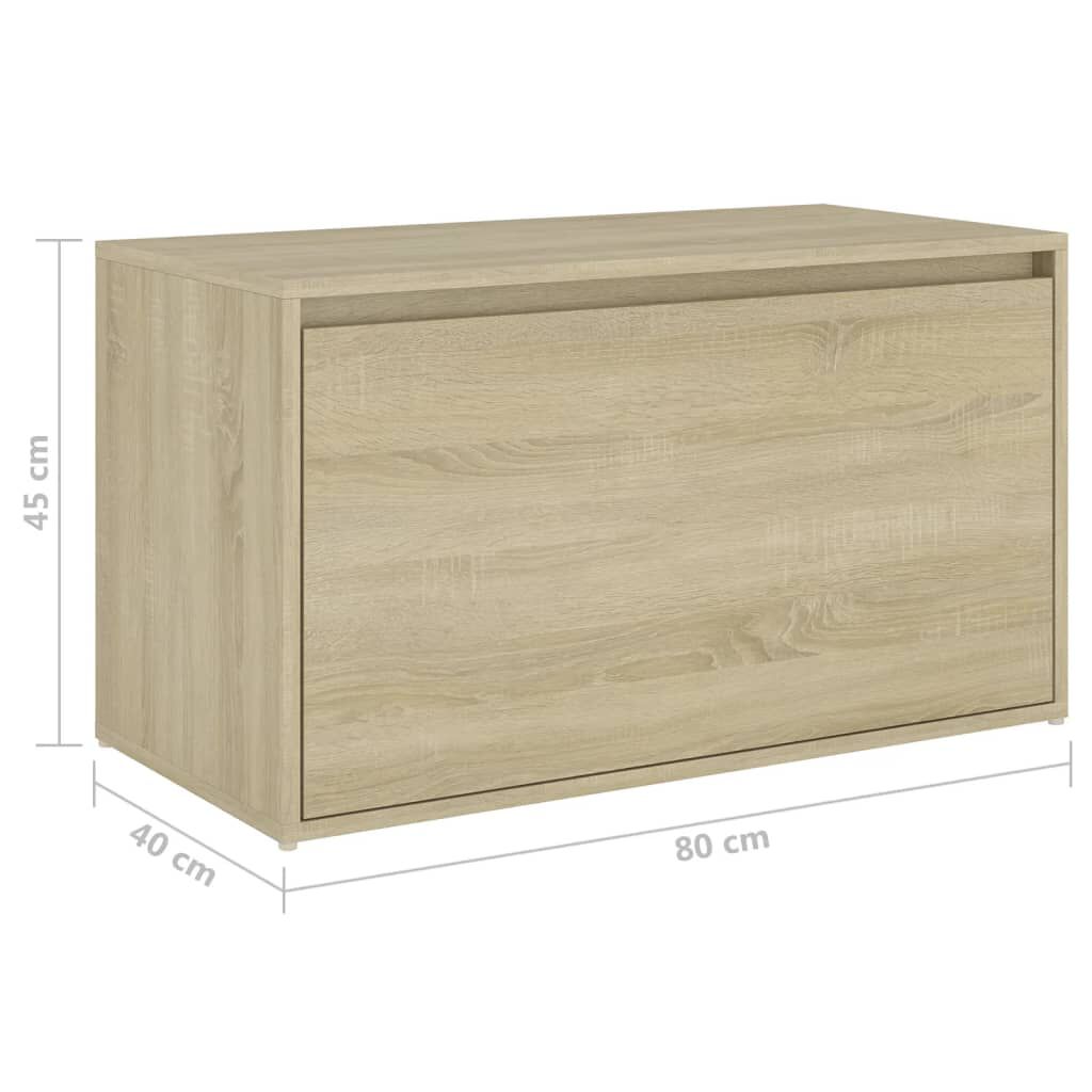vidaXL Έπιπλο Χολ / Εισόδου Sonoma Δρυς 80 x 40 x 45 εκ. Επεξ. Ξύλο