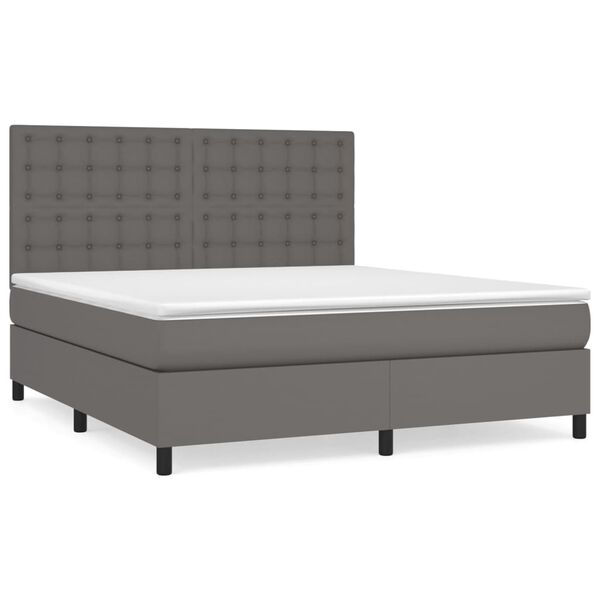 vidaXL &Kappa;&rho;&epsilon;&beta;ά&tau;&iota; Boxspring &mu;&epsilon; &Sigma;&tau;&rho;ώ&mu;&alpha; &Gamma;&kappa;&rho;&iota; 160x200&epsilon;&kappa;. &alpha;&pi;ό &Sigma;&upsilon;&nu;&theta;&epsilon;&tau;&iota;&kappa;ό &Delta;έ&rho;&mu;&alpha;