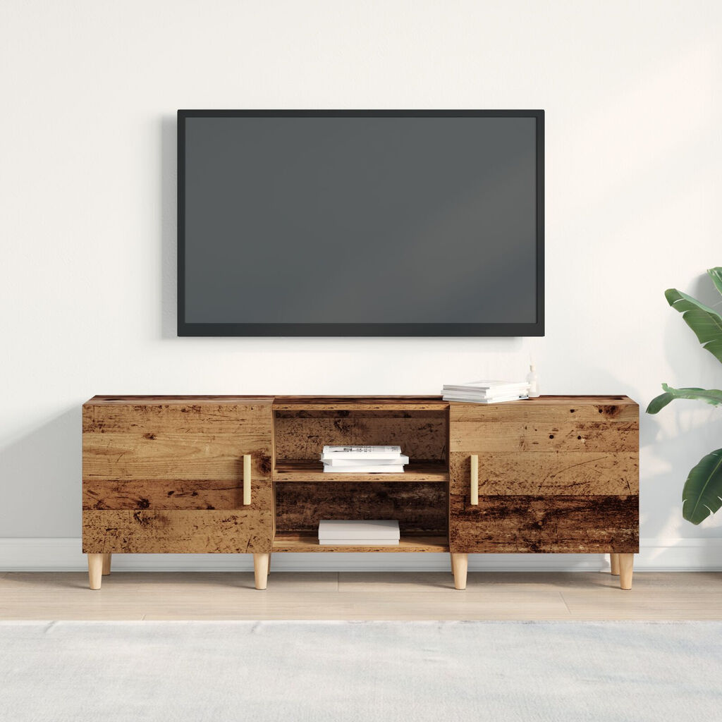 vidaXL Ντουλάπι Τηλεόρασης Παλιού Ξύλου 150x30x50 εκ Κατασκευασμένο Ξύλο