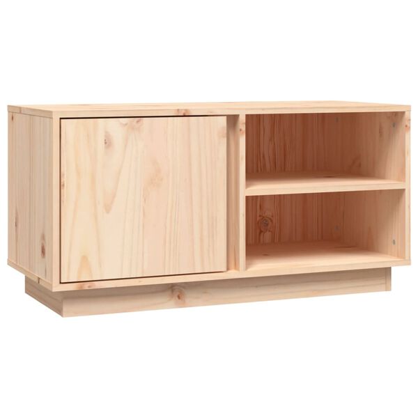vidaXL Έπιπλο Τηλεόρασης 80 x 35 x 40,5 εκ. από Μασίφ Ξύλο Πεύκου