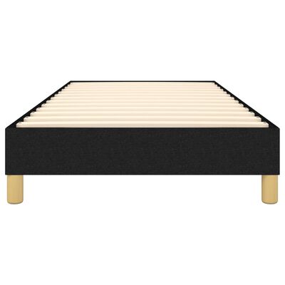 vidaXL Πλαίσιο Κρεβατιού Boxspring Μαύρο 90 x 200 εκ. Υφασμάτινο