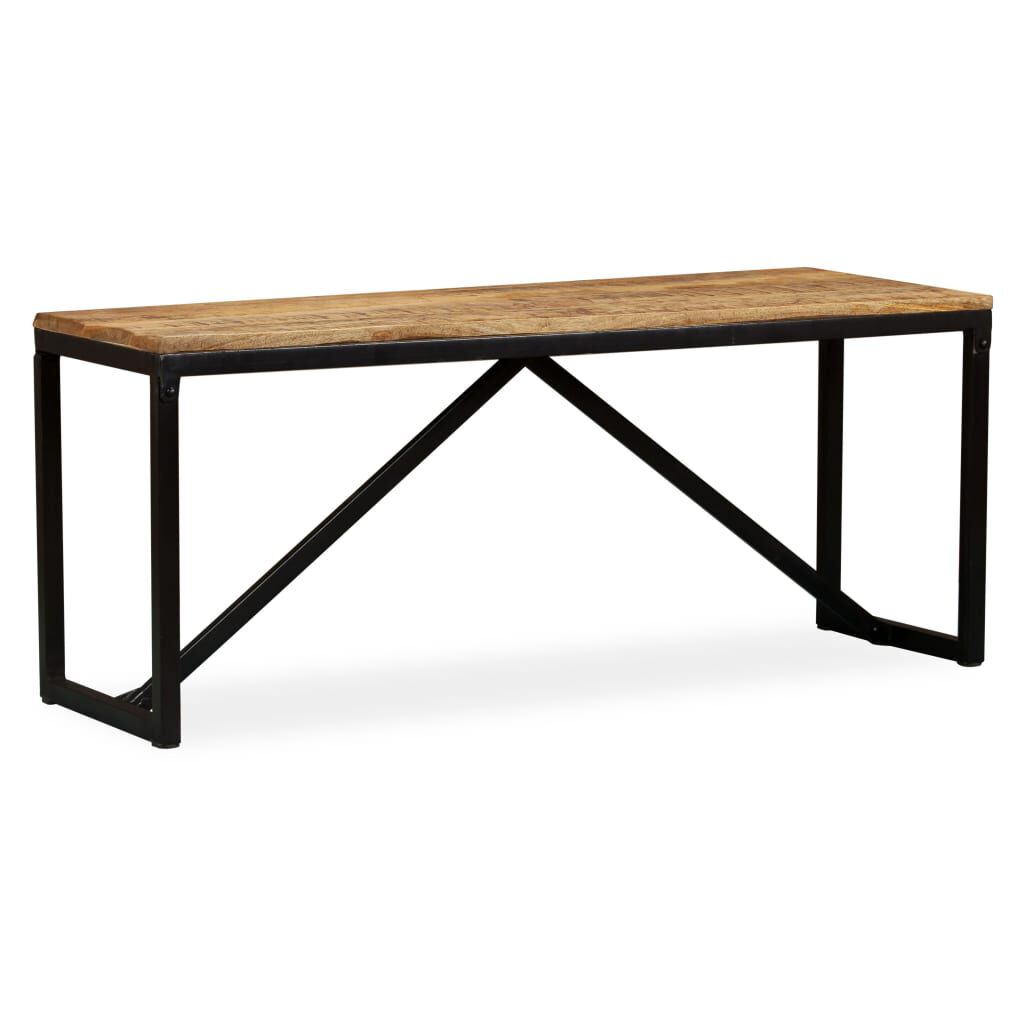 vidaXL Πάγκος 110 x 35 x 45 εκ. από Μασίφ Ξύλο Μάνγκο