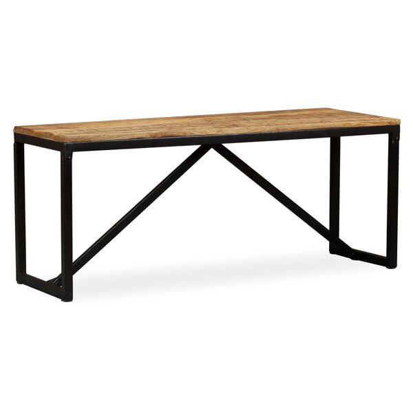 vidaXL Πάγκος 110 x 35 x 45 εκ. από Μασίφ Ξύλο Μάνγκο