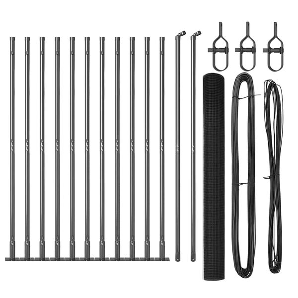 vidaXL &Sigma;&tau;ύ&lambda;&omicron;&sigmaf; &Pi;&epsilon;&rho;&iota;&phi;&rho;ά&xi;&epsilon;&omega;&nu; &Gamma;&kappa;&rho;&iota; 25 x 1,4 &mu; (19 x 19 mm &pi;&lambda;έ&gamma;&mu;&alpha;)