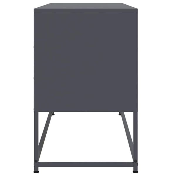 vidaXL Έπιπλο Τηλεόρασης Ανθρακί 100,5x39x60,5 εκ. από Ατσάλι