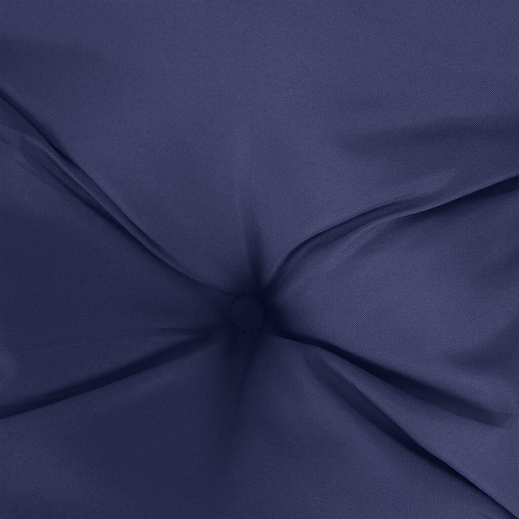 vidaXL Μαξιλάρια Καρέκλας 2 τεμ. Ναυτικό Μπλε 50x50x7 εκ. Υφασμάτινα