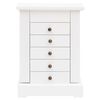 vidaXL Κοσμηματοθήκη με Καθρέφτη 25 x 13,5 x 34 εκ. από MDF