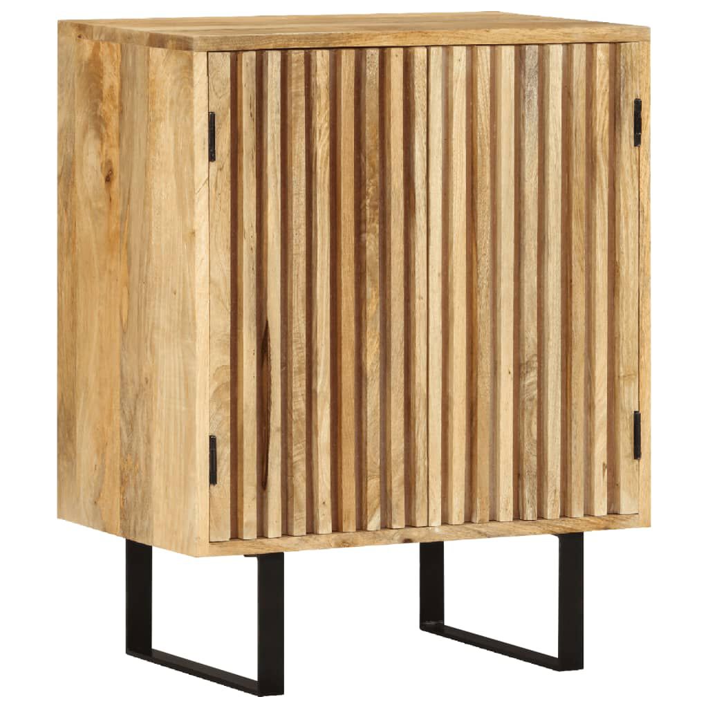 vidaXL Ντουλάπι με 2 Πόρτες 55 x 35 x 70 εκ. από Μασίφ Ξύλο Μάνγκο
