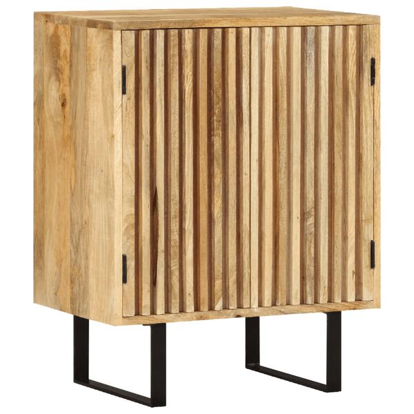 vidaXL Ντουλάπι με 2 Πόρτες 55 x 35 x 70 εκ. από Μασίφ Ξύλο Μάνγκο