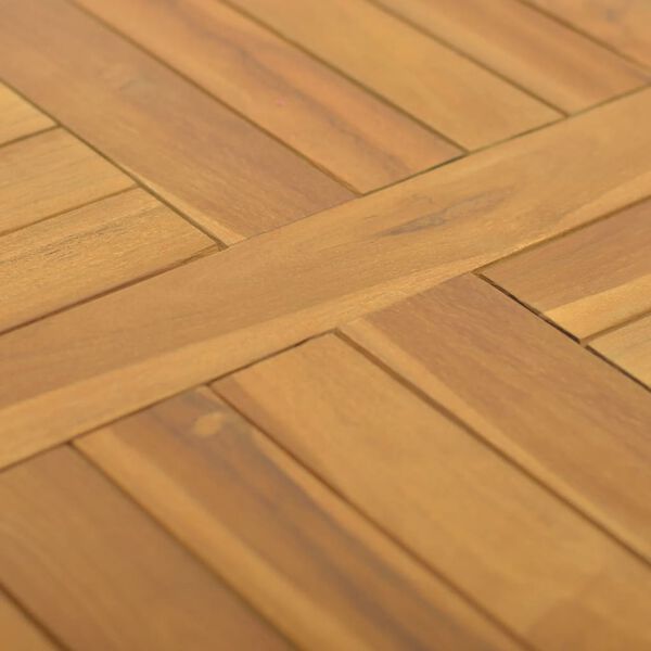 VidaXL Επιφάνεια Τραπεζιού Τετράγωνη 50 x 50 x 2,5 εκ. Μασίφ Ξύλο Teak