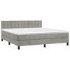 vidaXL &Kappa;&rho;&epsilon;&beta;ά&tau;&iota; Boxspring &mu;&epsilon; &Sigma;&tau;&rho;ώ&mu;&alpha; & LED &Alpha;&nu;.&Gamma;&kappa;&rho;&iota; 180x200 &epsilon;&kappa;. &Beta;&epsilon;&lambda;&omicron;ύ&delta;&iota;&nu;&omicron;
