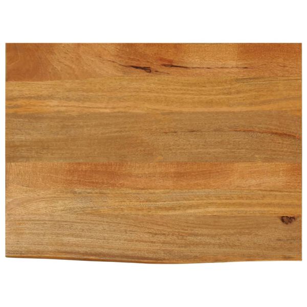 vidaXL Επιφάνεια Τραπεζιού 70x60x2,5 εκ. Live Edge Μασίφ Ξύλο Μάνγκο