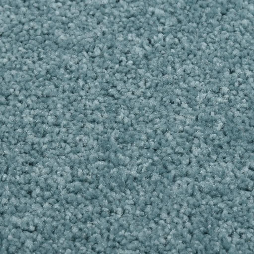 vidaXL Χαλί Κοντό Πέλος Μπλε 140 x 200 εκ.