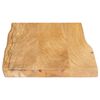 vidaXL Επιφάνεια Τραπεζιού 60x40x2,5 εκ. Live Edge Μασίφ Ξύλο Μάνγκο